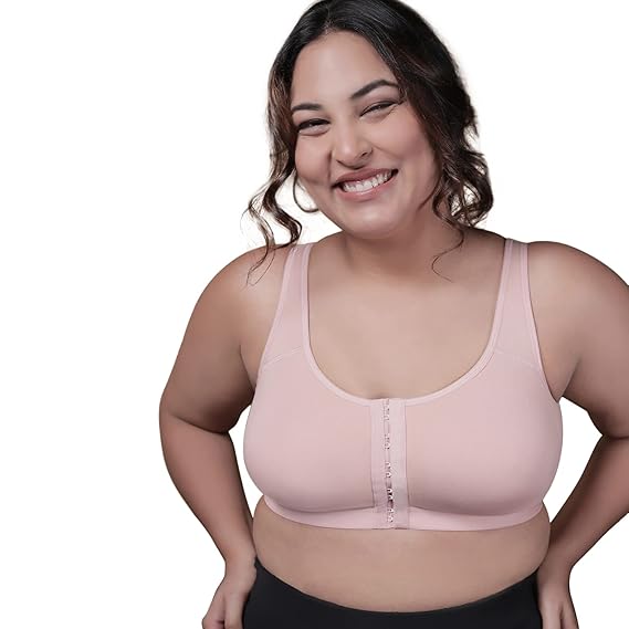 NYKD Women’s Cotton Posture Corrector Seamless Everyday Bra Non-Padded, Wireless, Full Coverage – NYB103